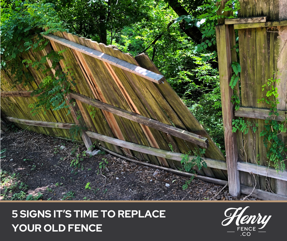 5 signs its time to replace your old fence